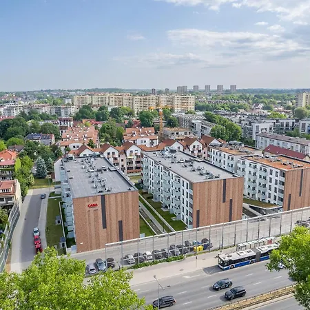 Pradnik Czerwony Business - Terrace, Parking - By Rentujemy קרקוב